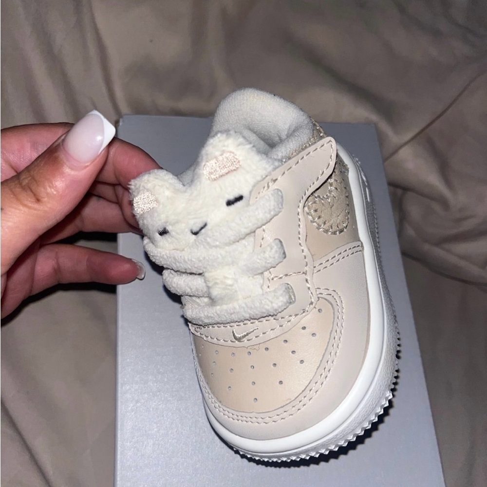 Nike Beige Kids Sneakers with Cute Design